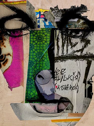 The face with a touch of green