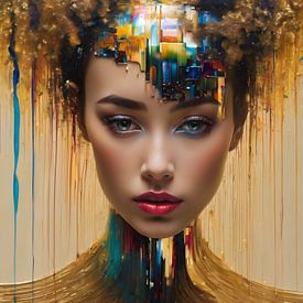 A woman from the future by Jolique Arte