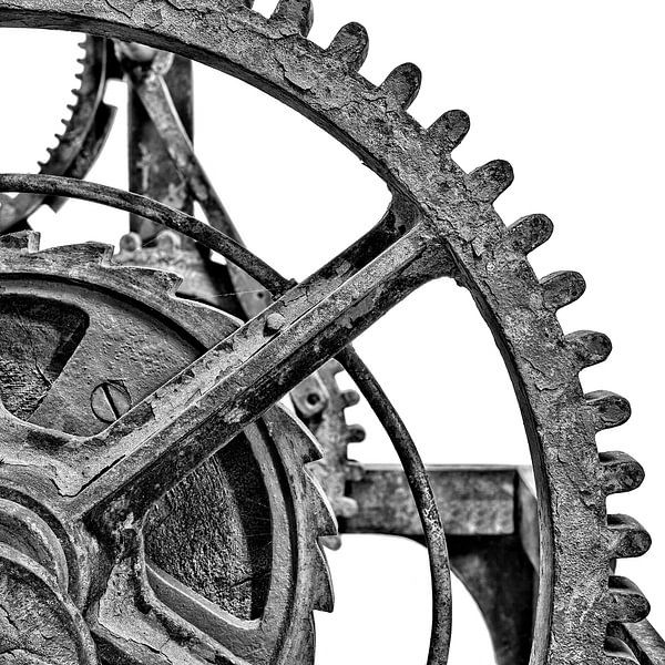 The vintage church clock by Martin Bergsma