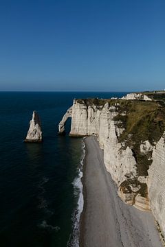 Frankreich Normandie Kreidefelsen von Étretat von Gyselle Blokland