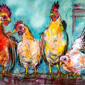 Boerderijleven met kippen van Liesbeth Serlie