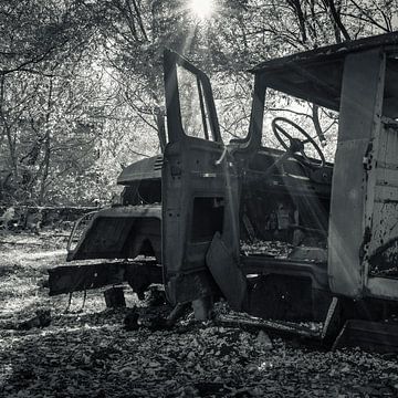 Camion de pompiers abandonné à Tchernobyl sur Karl Smits