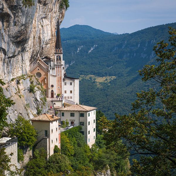 Discover Timeless Beauty: Historic Church on a Breathtaking Cliff by Eriks Photoshop