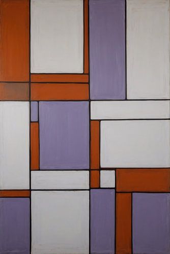 Rode en paarse verbeelding