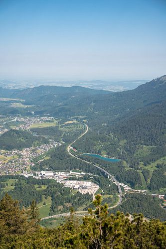 de Fernpass bij Reutte