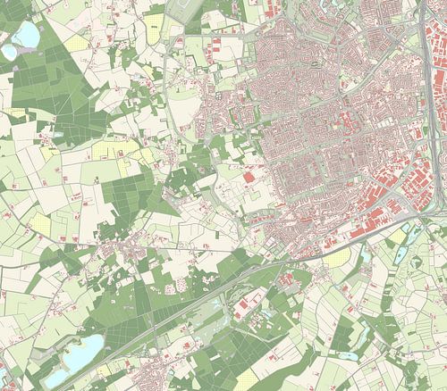 Kaart van Veldhoven