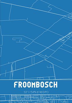 Blueprint | Map | Froombosch (Groningen) by Rezona