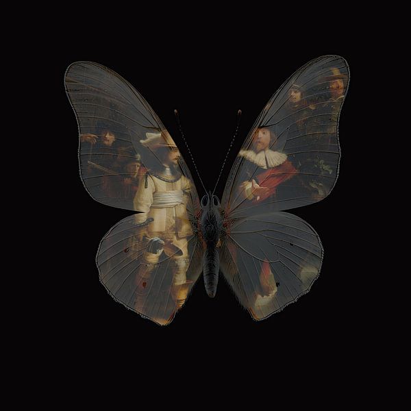 Papillon Rembrandt par FoXo Art