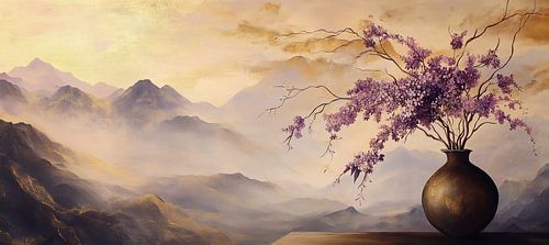 flower still life by Eye catching paintings