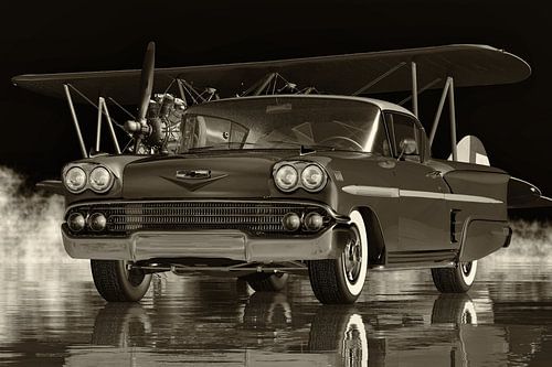 Chevrolet Impala Special Sportcoupé uit 1958 een sportieve gezinsauto