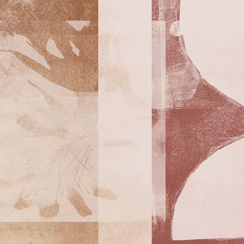 Raw Romance. Moderne abstracte kunst in warme kleuren VI