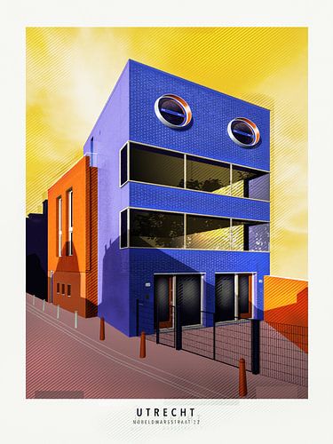 Mein Utrecht - Nobeldwarsstraat 22-24 von Gilmar Pattipeilohy