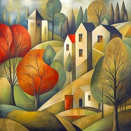 Ländliche Szene von Jutta Maria Pusl