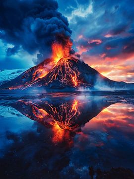 Vulkaan IJsland van haroulita