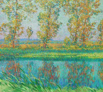 Charles J Palmie,Summer landscape, 1909