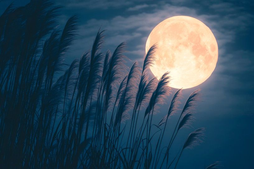 Nuit de pleine lune par Poster Art Shop