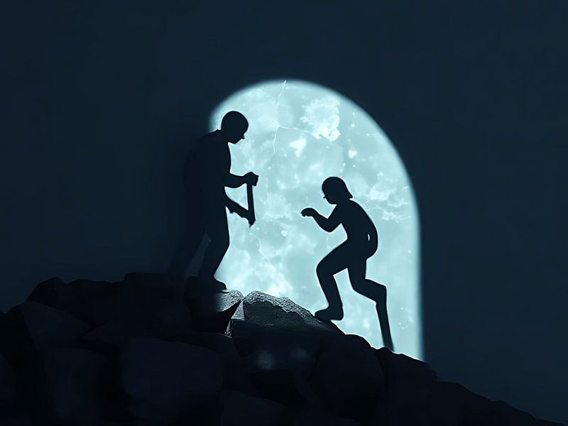 Jeu d'ombres autour de Quartz par Stilbeeld Studio