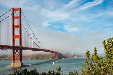 Golden Gate Brug, Californië van Guenter Purin