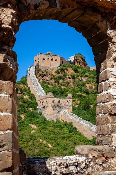 Die Große Mauer bei Jinshanling in China von Roland Brack