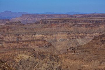 The Fish River Canyon in Namibia by Roland Brack