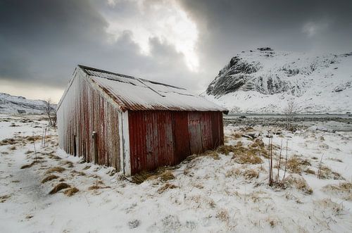 Schuur op de Lofoten