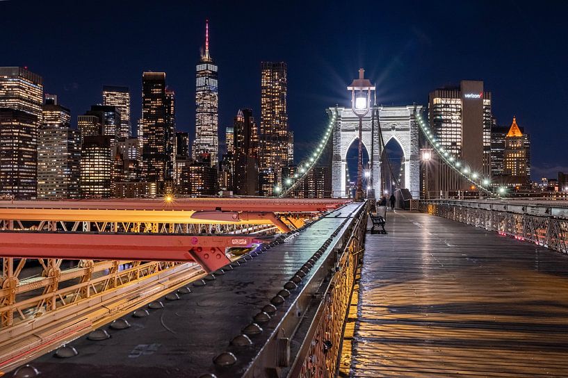 Brooklyn Bridge After Dark von Karsten Rahn