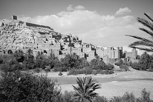 Ait Ben Haddou - Marokko (zwart-wit) van t.ART