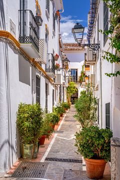 steegje in Marbella van Voss fotografie
