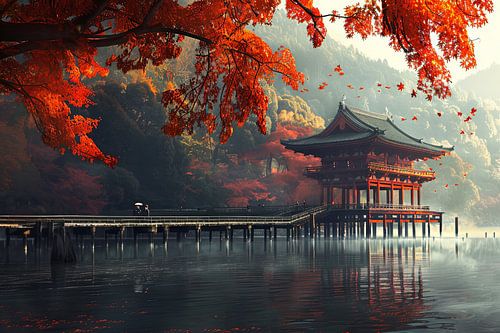 Japans schilderachtig landschap