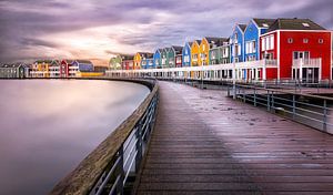 Kleurige huizen in Houten