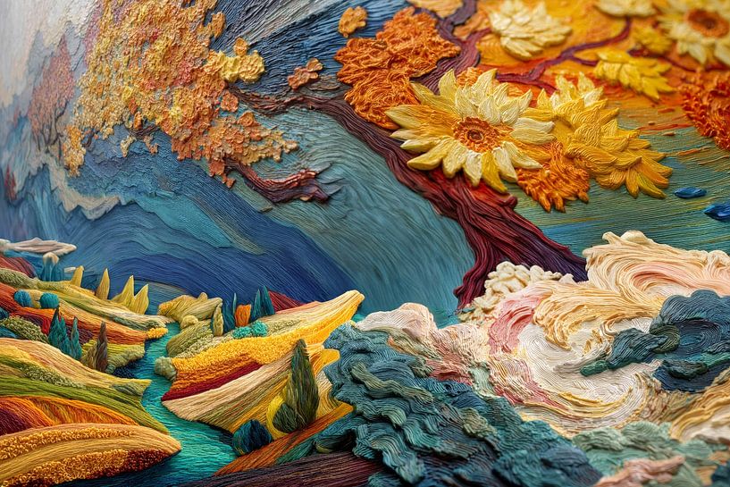 picturesque abstract autumn by Egon Zitter