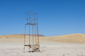 Deserted desert landscape by Sander Groenendijk