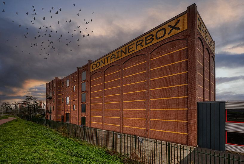Containerbox langs de ring van Alkmaar van peterheinspictures