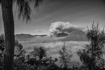 Bromo (vulkaan) indonesie van Jan Pel