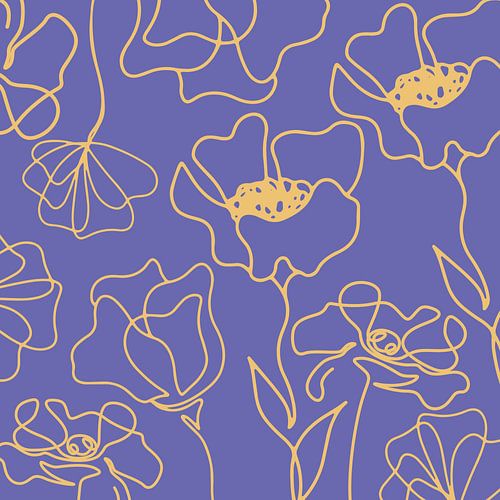 Scandinavische Bloemenmarkt Zeer Peri Lila