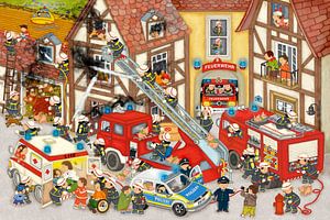 Les pompiers de mon village sur Marion Krätschmer