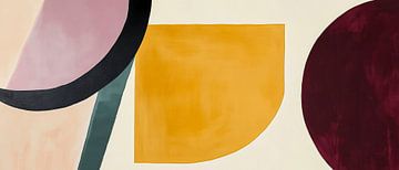 Colourful and geometric - art game Abstract Harmonies by Poster Art Shop