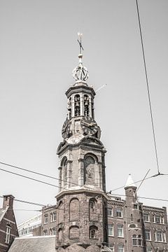 Amsterdam. De Munt of Regulierstoren. van Alie Ekkelenkamp