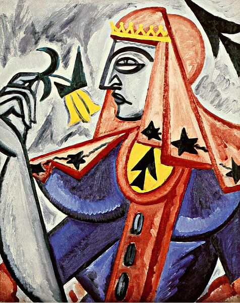 Olga Rozanova - Queen of Spades von Peter Balan