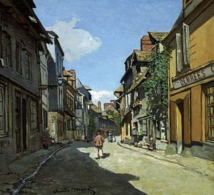 Rue de la Bavole, Honfleur, Claude Monet