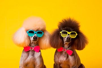 Comic Dog Fashion: Funny Dogs with Glasses by Maarten Knops