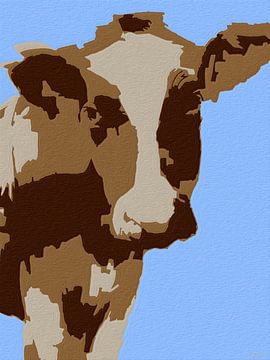 Portrait, Cow Millie. by SydWyn Art