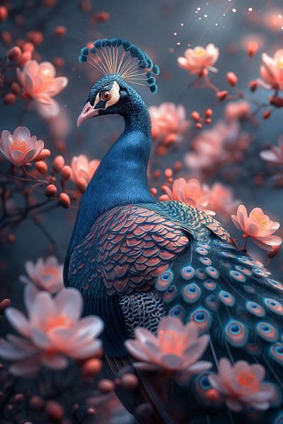Peacock by Bert Nijholt