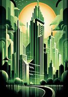 Art Deco Kunstdruck Poster Print Wall Art