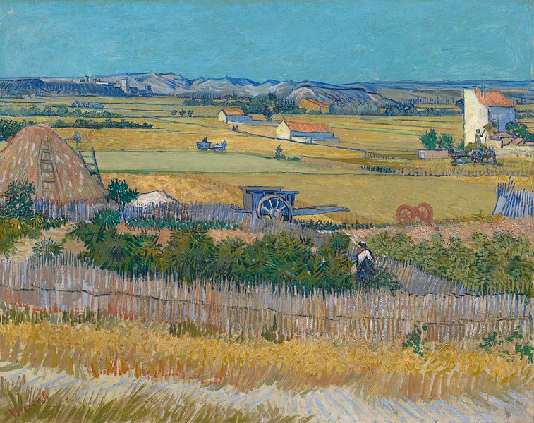 Die Ernte - Vincent van Gogh von 1000 Schilderijen