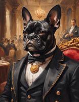 French Bulldog as a gentleman