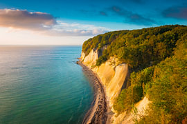 Sunrise at the chalk coast by Martin Wasilewski