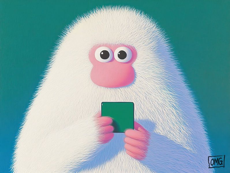 Fellknäuel-Emoji von OMG Art