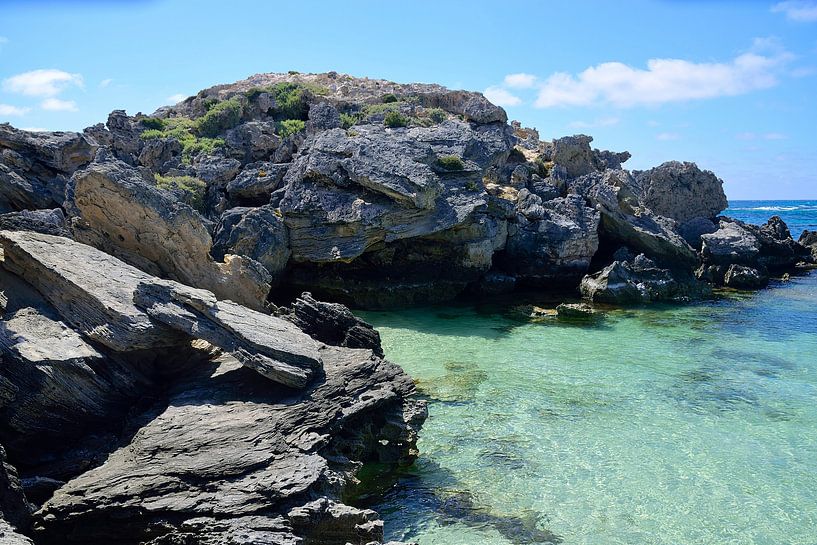 Climbing the rocks by Frank's Awesome Travels