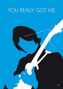 No229 MY THE KINKS Minimal Music Poster von Chungkong Art